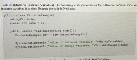 Image result for Static Variable vs Instance Variable