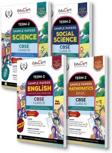 Educart CBSE Term 2 Sample Papers Class 10 Bundle Of Science, Math ...