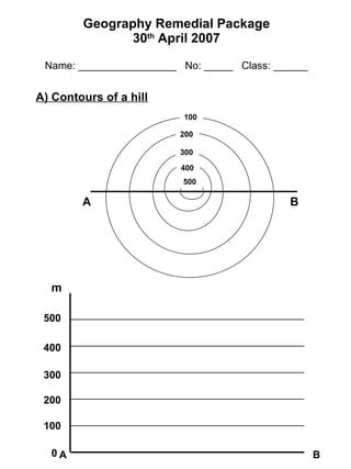 Draw Contours Worksheet | PPT - Worksheets Library