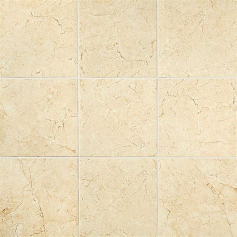 American Olean Mirasol 12 x 12 Matte Glaze Ceramic Tile - Crema Laila ...