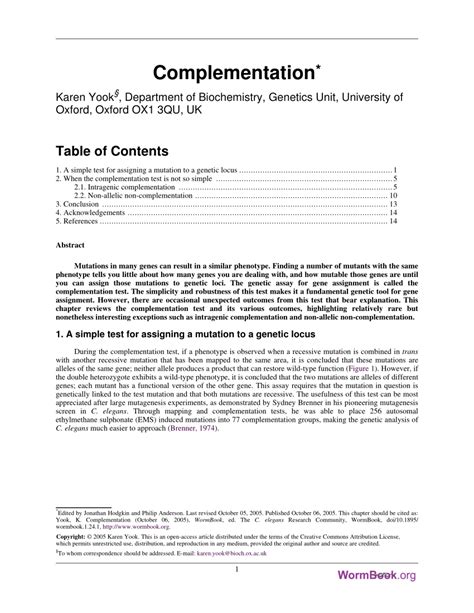 Image result for Complementation Example