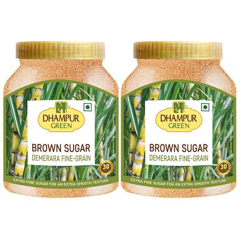 Dhampure Speciality Demerara Sugar Fine Grain, 1.6Kg (2X800Gm ...