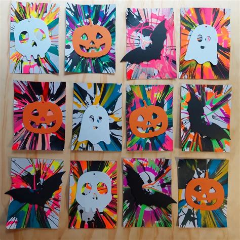 Spooky halloween paint activity – Artofit