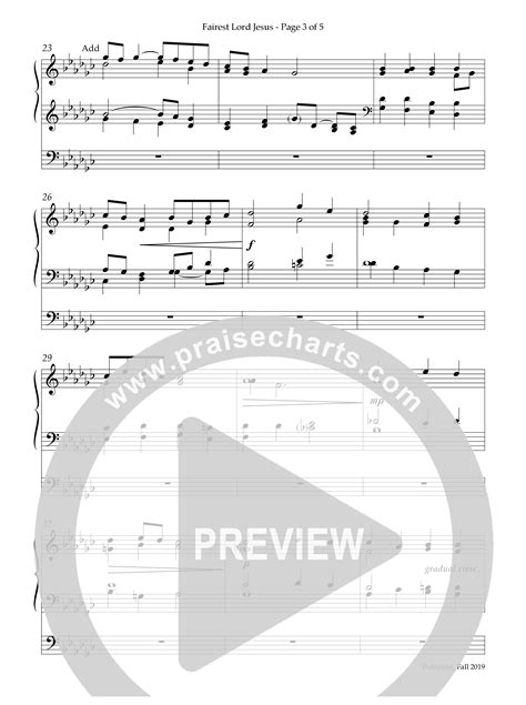 Fairest Lord Jesus (Instrumental) (Lifeway Worship / Arr. Anna Laura ...