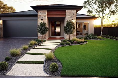How to Make Your Front Yard Look Expensive | Front yard design, Modern ...