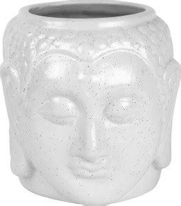 Your Local Store Buddha Shaped White Planter Pot Indoor Outdoor Garden ...