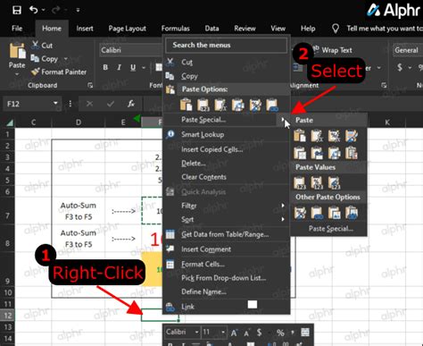 Image result for Excel Formula for Copy Cell Value Not Formula