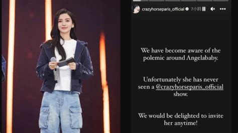 Crazy Horse Paris Jumps In To Defend Angelababy After She Gets Cancelled In China For Allegedly ...