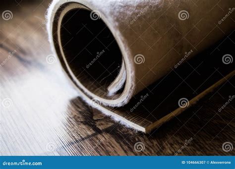 Cutting of Linoleum and Floor Coverings Stock Image - Image of ...