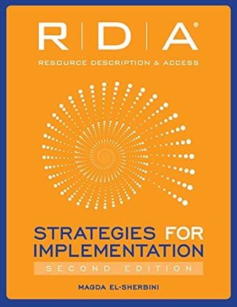 RDA: Strategies for Implementation : El-sherbini, Magda: Amazon.in: Books