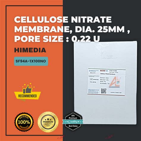 Jual Cellulose Nitrate Membrane, 25mm, 0.22um, Himedia, 100 pcs/pack ...