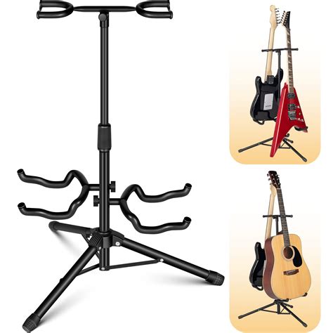 CAHAYA Guitar Stand Double Guitar Stand with Neck Holder Floor Stand ...