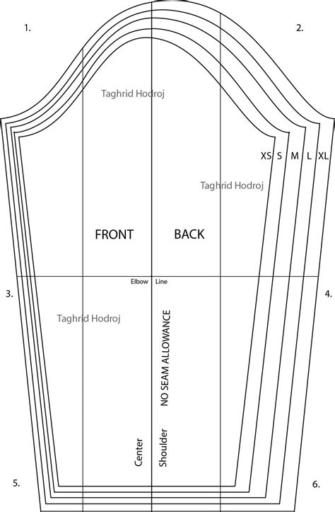 Image result for Basic Child Bodice Block