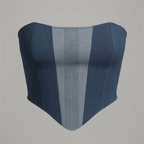 Denim Corset Top – Statement Denim