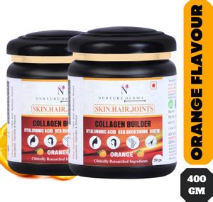 Nurture derma Collagen Builder (Orange) Pack of 2| Added Biotin ...