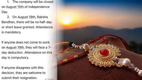 Woman Alleges Toxic Boss Fired Her Over Rakhi Leave; Company Said ...