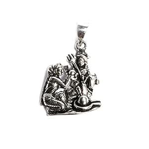JSAJ 925 Sterling Silver GOD PENDENT LOCKET LORD SHIV JI BHOLE NATH ...
