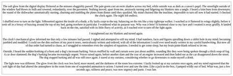 Demo Answer: Descriptive Writing - Year 11 PDF Download