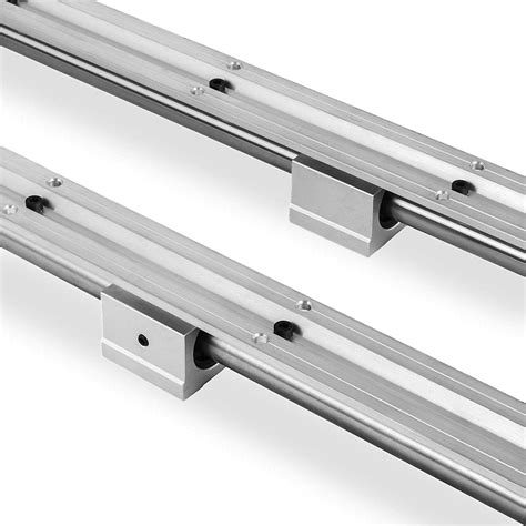 Buy INTSUPERMAI Aluminum Cylindrical Guide Linear Slide Rail Supported ...