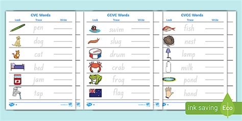 New Zealand CVC, CCVC and CVCC Worksheet (teacher made)