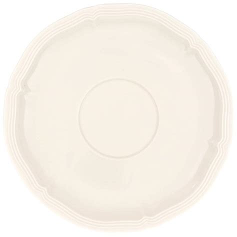 Buy Villeroy & Boch Manoir Soup Saucer, 17 cm, Premium Porcelain, White ...