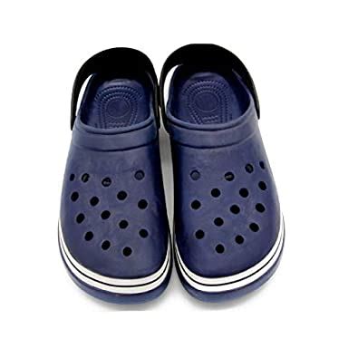 Buy Czar Men Navy Blue Clogs (6) at Amazon.in