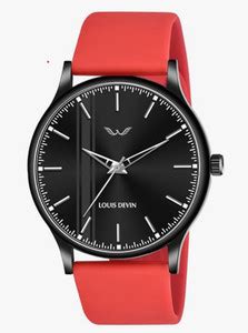 Pushpa Nano Glass for LOUIS DEVIN Silicone Strap Analog Wrist Watch for ...