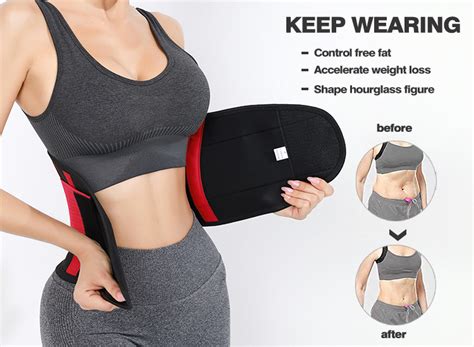 Custom Adjustable Sweat Bands Sports Fitness Lower Lumbar Back Pain ...