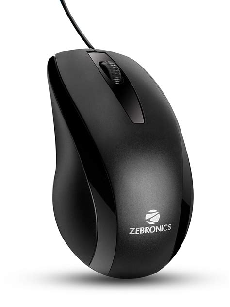 Zebronics Zeb-Alex Wired USB Optical Mouse with 3 Buttons Wired Optica ...