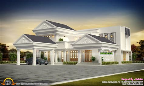 Modern Style Home Design And Plan For 3000 Square Feet Duplex House ...