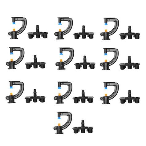 Buy Yosoo 10 Set Rotating G Type Refraction Micro Nozzle,Watering ...