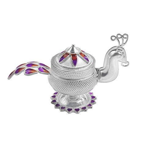 Buy MAA SILVER Pure Silver Sindoor Dani/Dabbi/Box with Beautiful ...