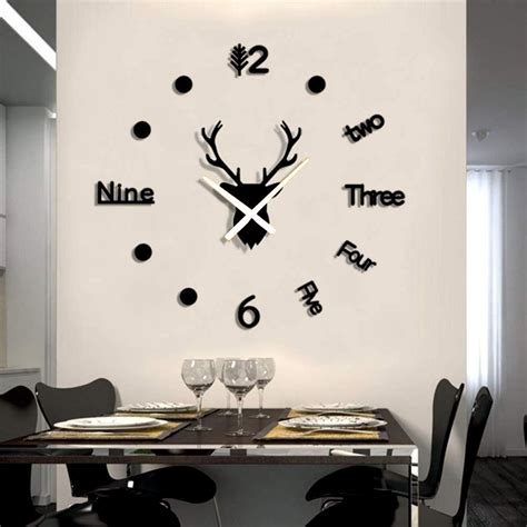 Deer Head- Wall Clock – TangyOak