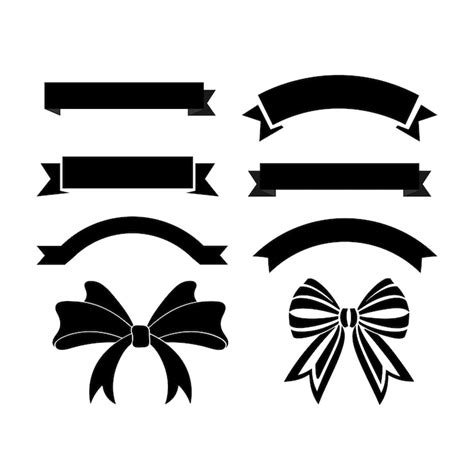 Ribbon silhouette Images - Free Download on Freepik