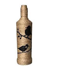 Art of Sustainability, Designer Cute Bird Design Reused Glass Bottles ...