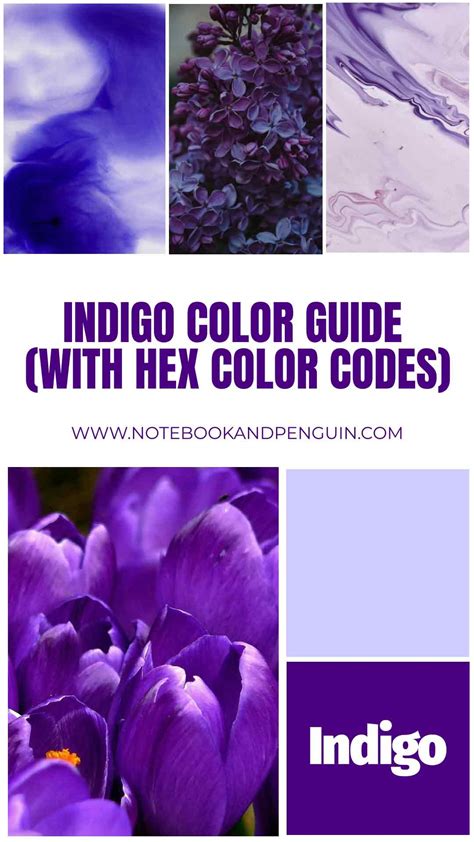 Indigo Color Guide For Beginners (Including Hex Color Codes)
