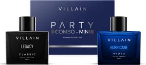 Buy VILLAIN Luxury Party Combo Mini Fragrance Gift Set for Men Eau de ...