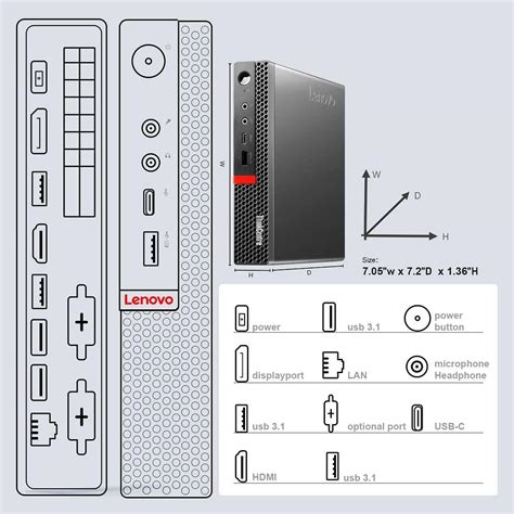 Lenovo ThinkCentre M920q Mini Desktop, i7-8700T, India | Ubuy