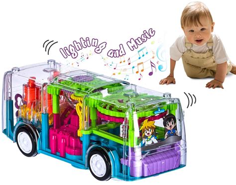 Buy Sky TechPlastic Biggest Transparent Bus Concept Musical Bus, 3D Bus ...