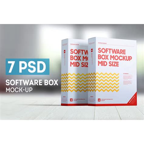 Software Box Mock-up | PSD Photoshop 🔥 | Shopee Malaysia