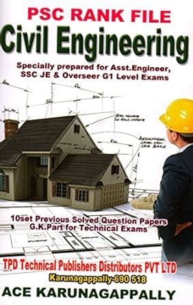 Amazon.in: Buy Civil Engineering rank file Book Online at Low Prices in ...