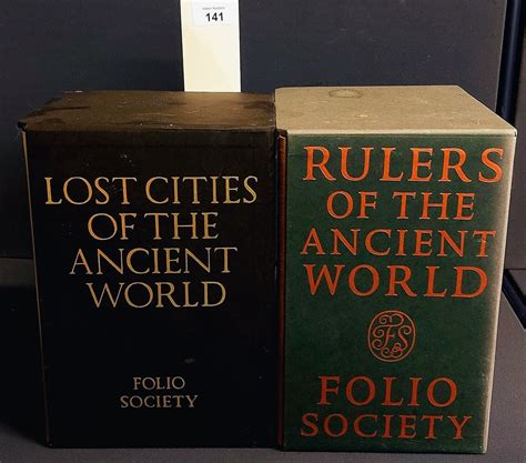 "Rulers of the Ancient World" - 5 Volumes in Slip Case Folio Society & "Lost Cities of the Ancient W
