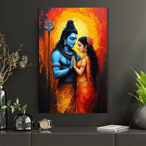 Shiva Parvati Wall Art – DEKOZI