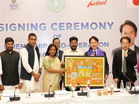 Telangana, Japan's Kitakyushu city sign pact to boost economic, urban ties