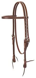 Weaver Leather Latigo Leather Browband Headstall, Brown : Amazon.in ...