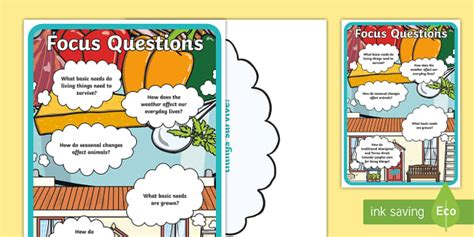 Survivors - Foundation Focus Questions Posters - Twinkl