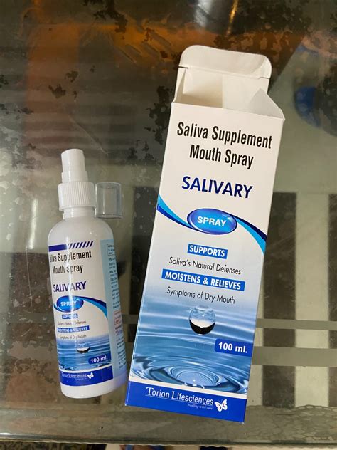 Salivary Artificial Saliva Mouth Spray - Tasteless : Amazon.in: Health ...