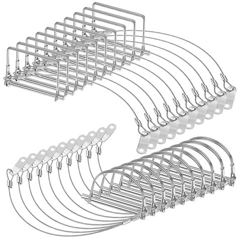 20 Pcs Trailer Coupler Pin Round Wire Shaft Locking Pin 2-3/4" x 1/4 ...