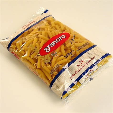 Granoro Sedanini, similar to Penne Rigate, No.24, 12kg, 24 x 500g ...