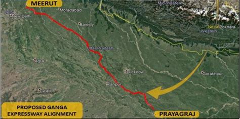 गंगा एक्सप्रेसवे: जानें मार्ग, नक्शा और इससे लगे प्रमुख शहरों की खास ...